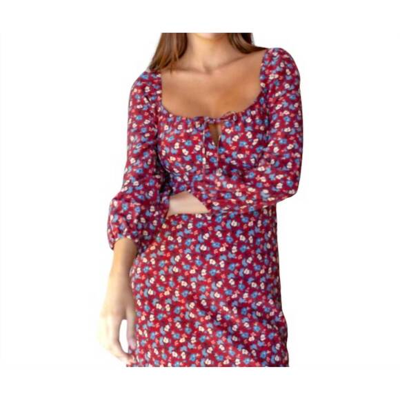 NEW EMERSON FRY franny bias dress in romey's flowers - Picture 4 of 6